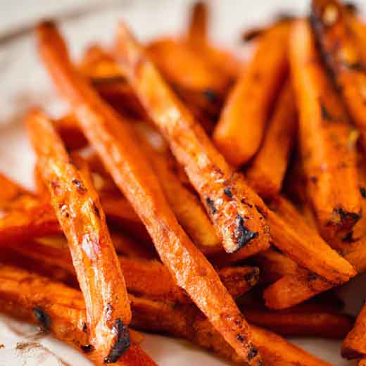 Air Fryer Carrot Fries Easy & Super Crispy AirFryAndEat