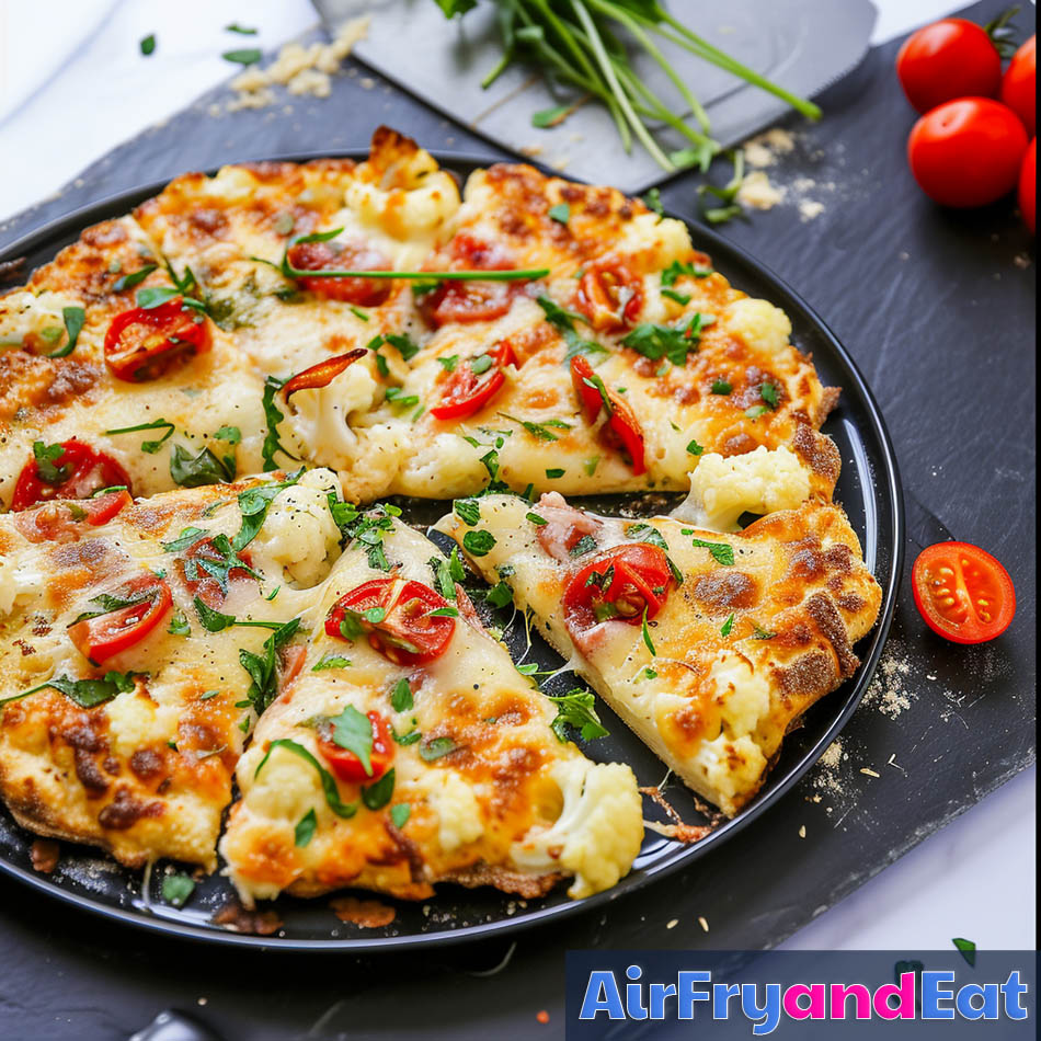 air fryer cauliflower crust 