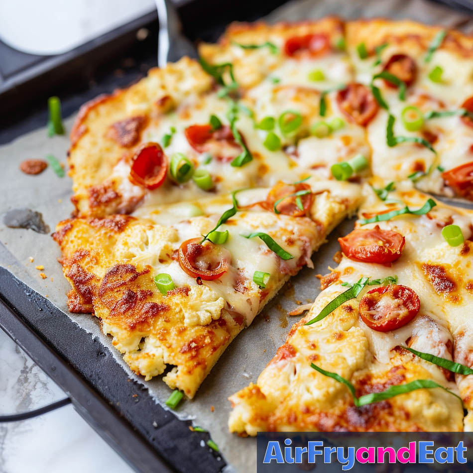 air fryer cauliflower pizza crust 
