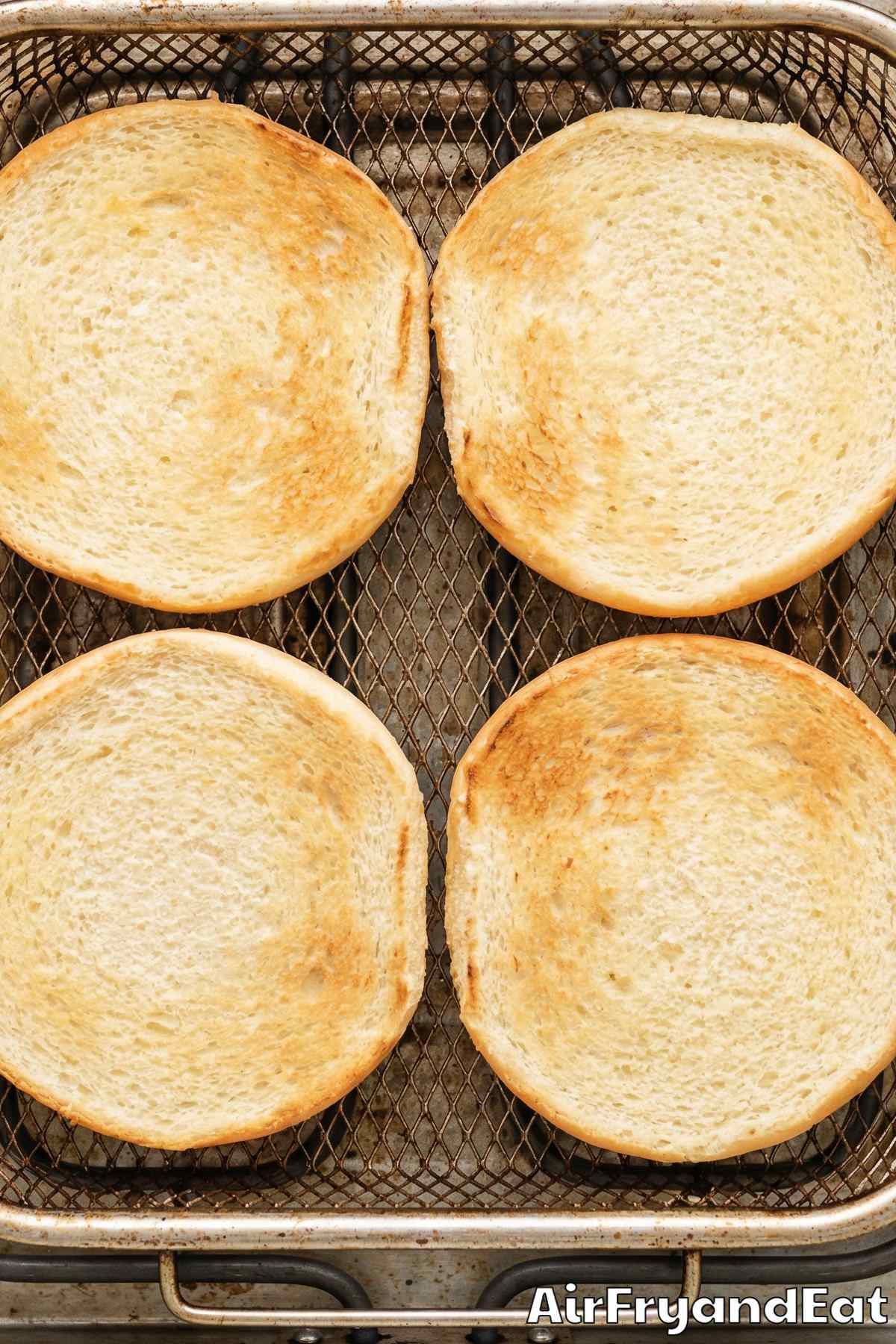 Air Fryer Cheeseburgers Step 5