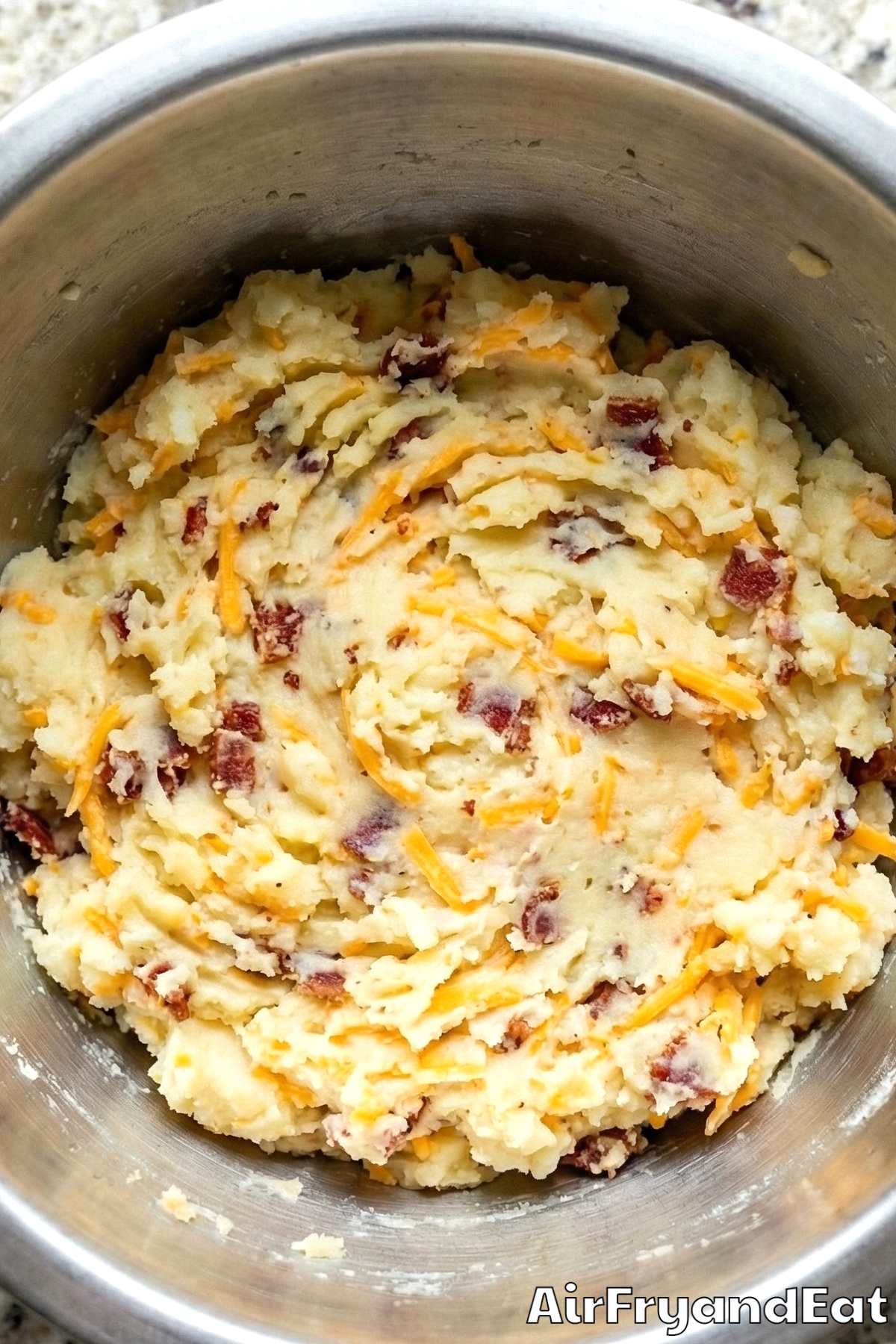 Air Fryer Cheesy Bacon Potato Croquettes Step 1