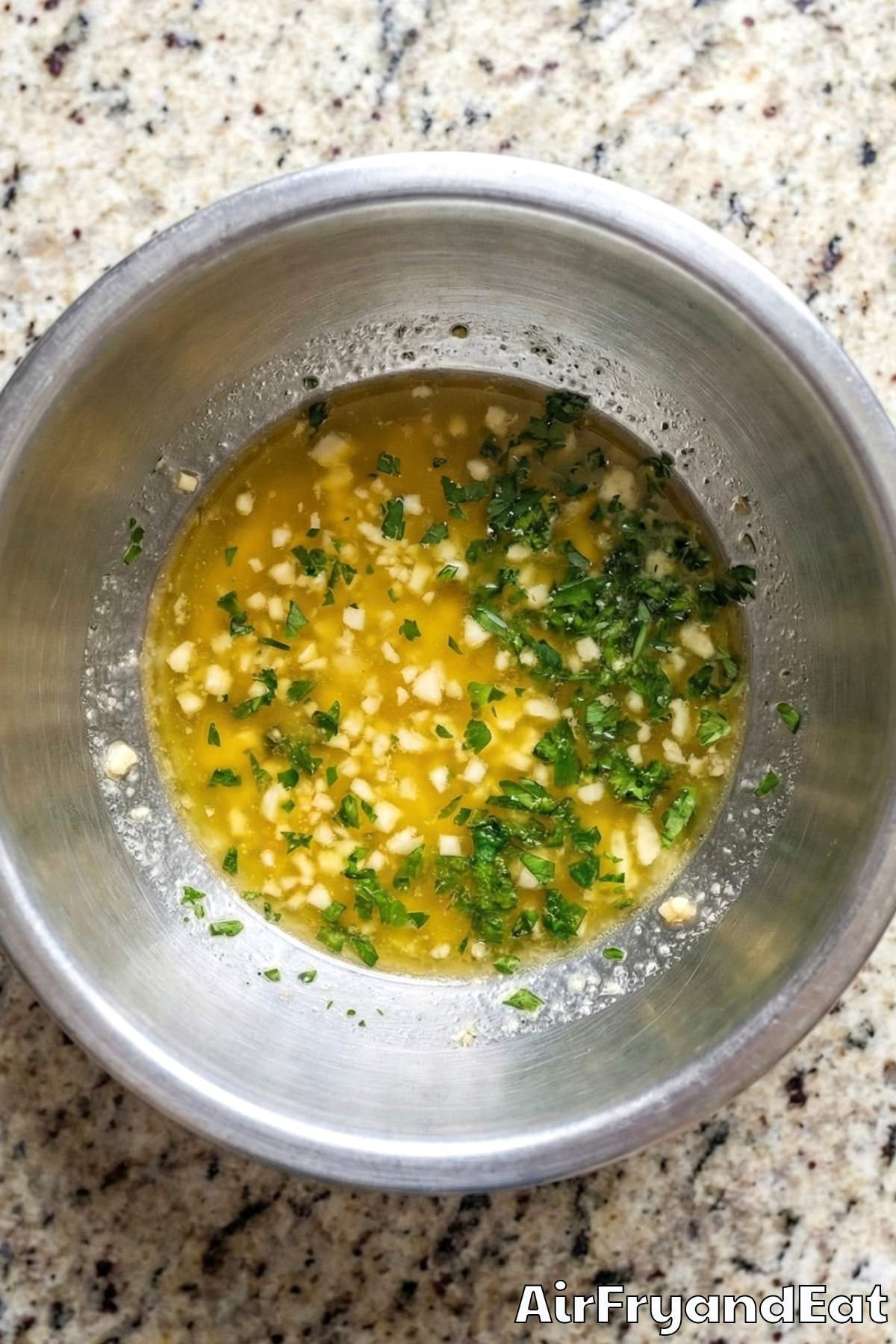 Air Fryer Cheesy Garlic Pull-Apart Bread Step 2