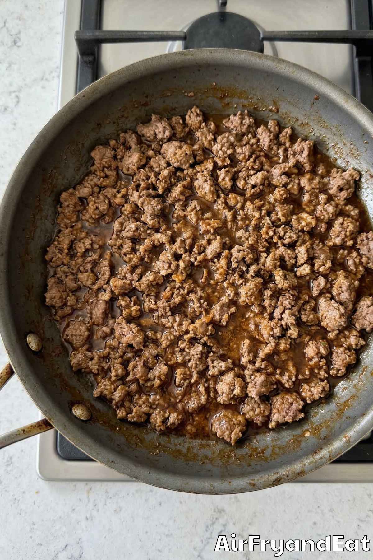 Air Fryer Cheesy Taco Stuffed Peppers Step 1