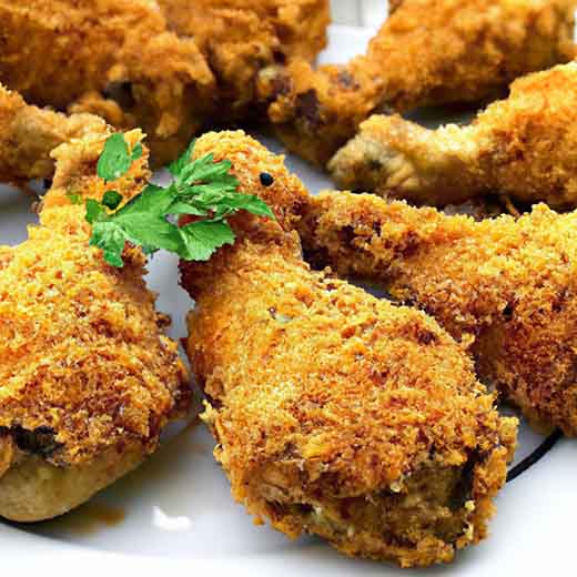 Air Fryer Chicken Drumsticks Panko Easy & Crispy AirFryAndEat