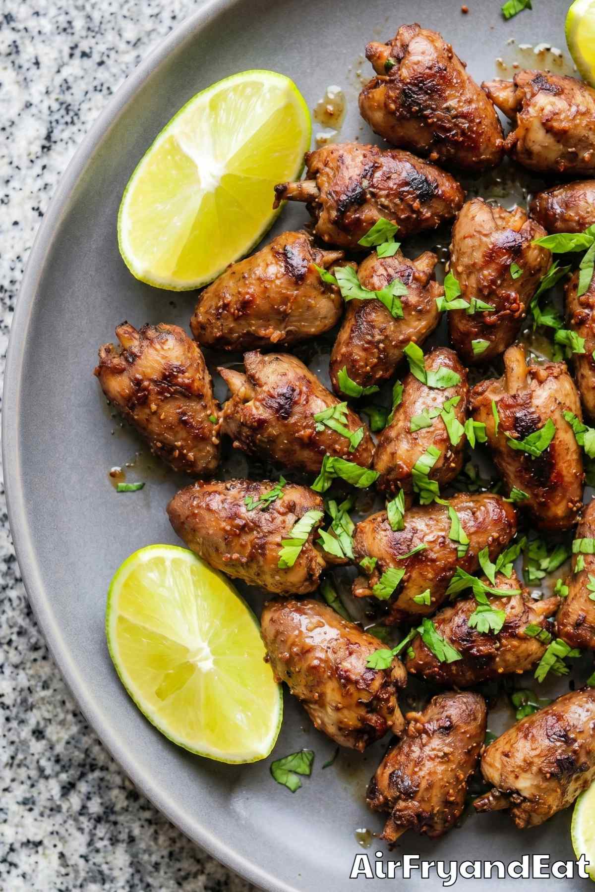Easy air fryer chicken hearts with seasoning