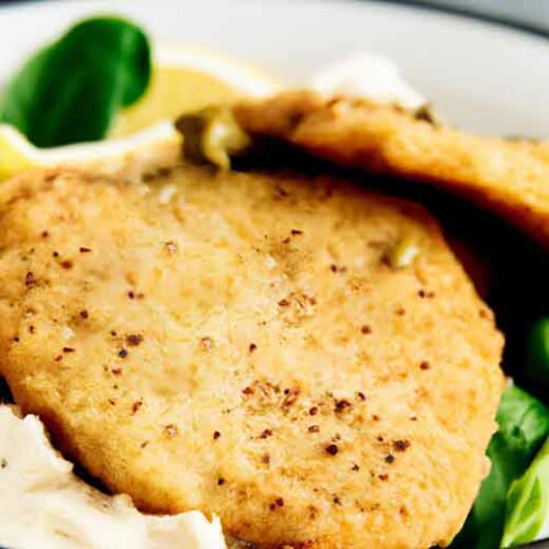 Air Fryer Chicken Piccata Easy Recipe AirFryAndEat