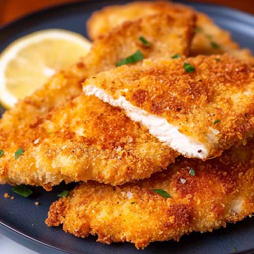 Air Fryer Chicken Schnitzel The BEST Recipe AirFryAndEat