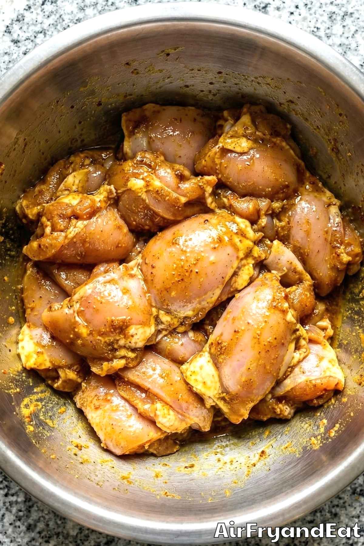 Air Fryer Chicken Shawarma Wraps Step 1