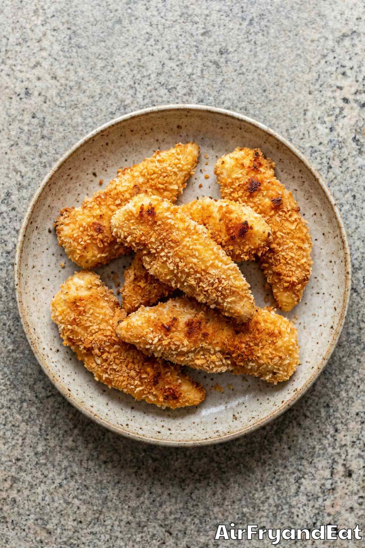 perfectly crispy air fryer chicken tenders