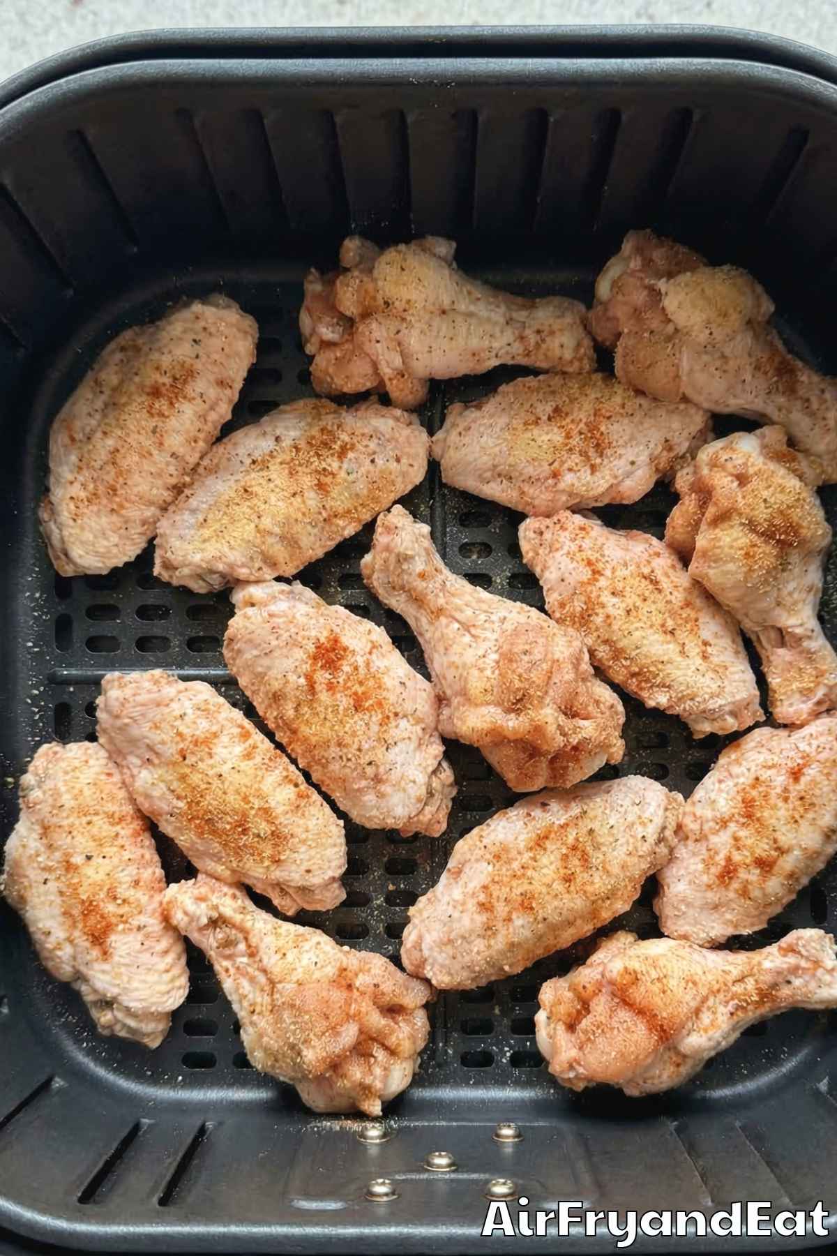Air Fryer Chicken Wings Step 2