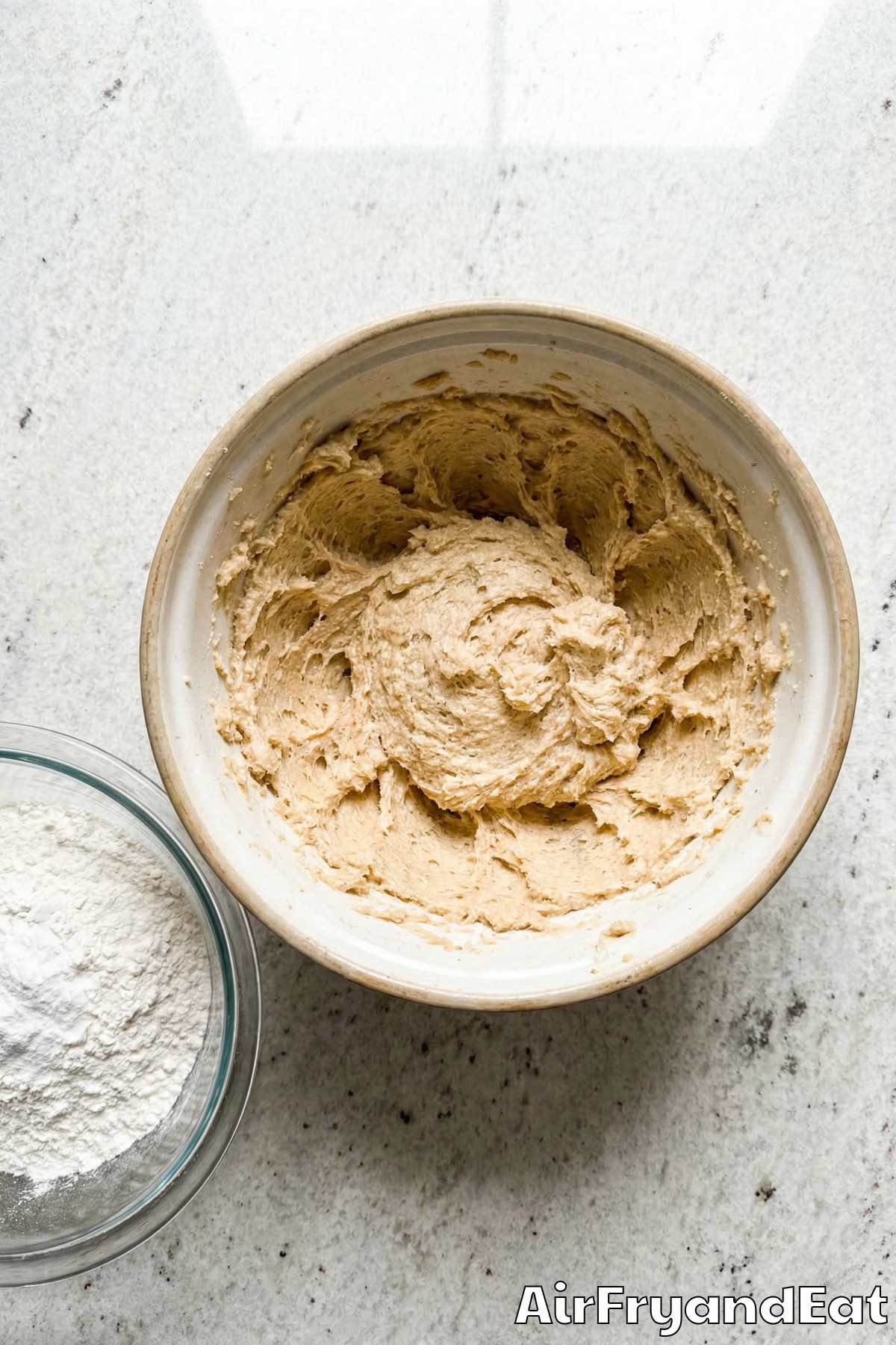 Air Fryer Chocolate Chip Cookie Cups Step 1