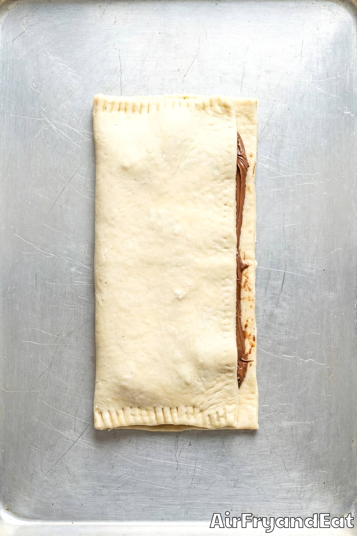 Air Fryer Chocolate Hazelnut Pastry Twists Step 2