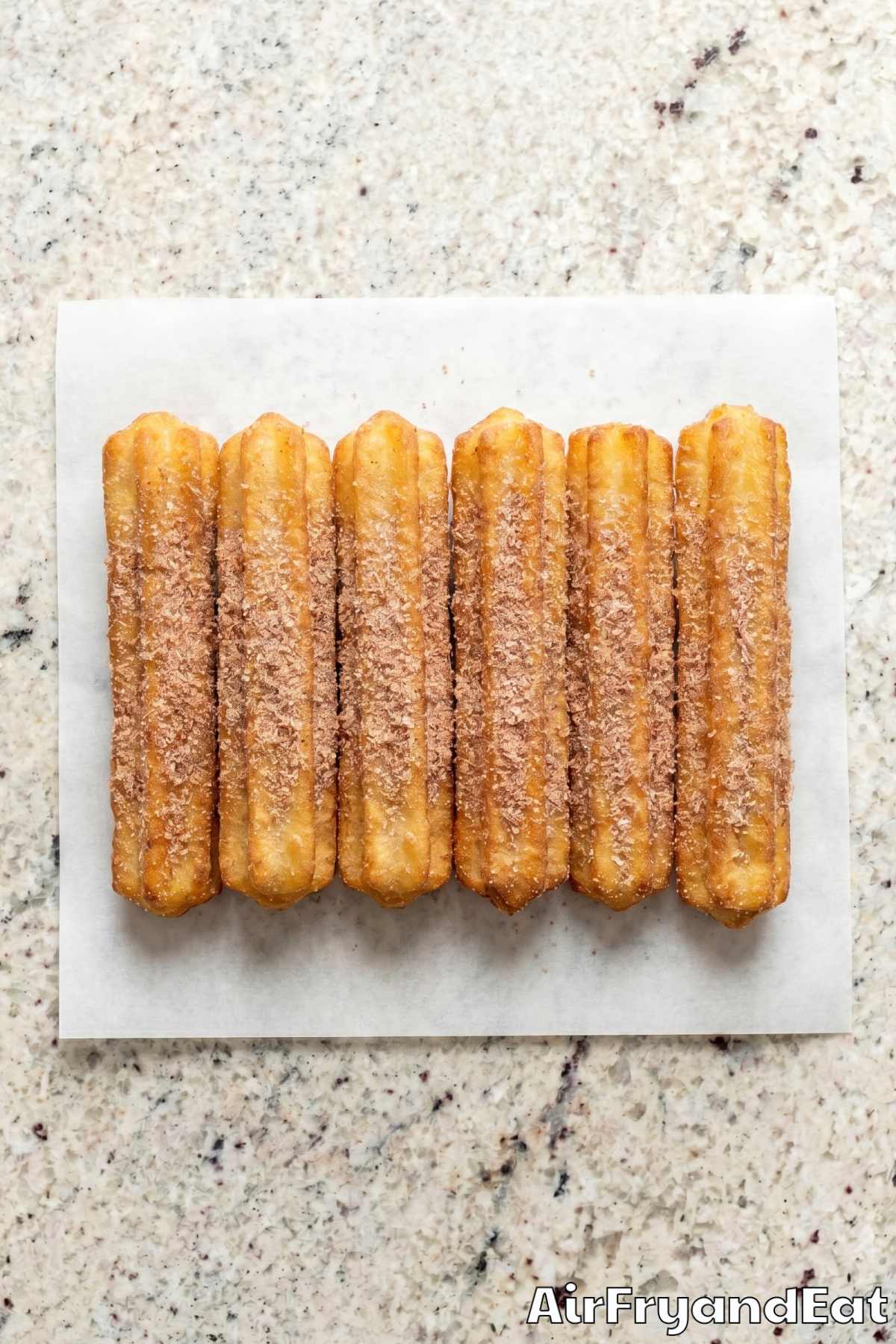 perfect golden air fryer churros