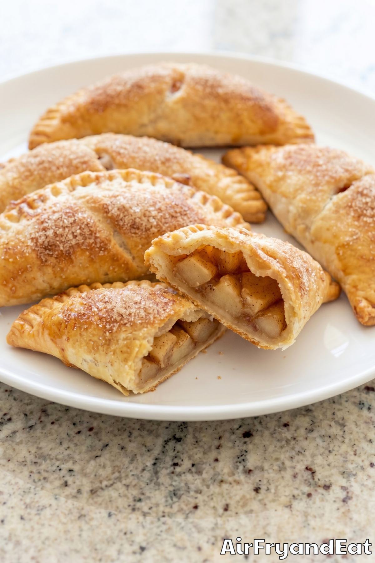 irresistible golden cinnamon apple empanadas