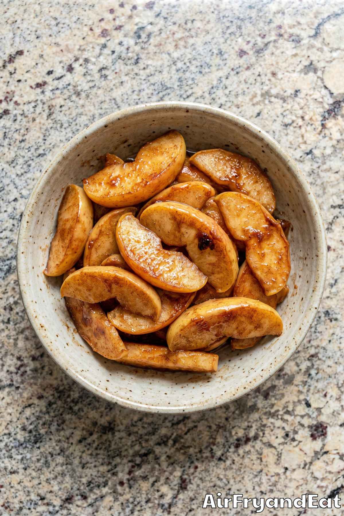 Comforting air fryer cinnamon apples recipe