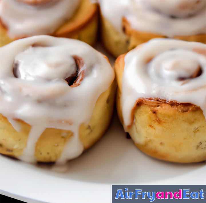 air fryer cinnamon rolls