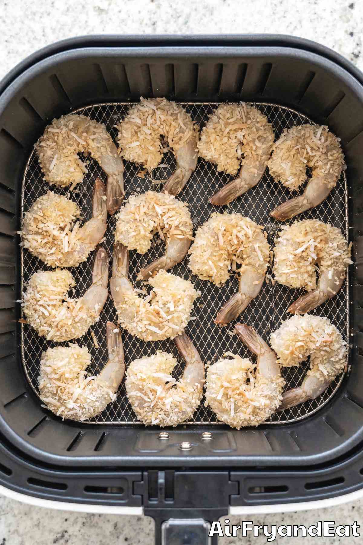 Air Fryer Coconut Shrimp Step 3