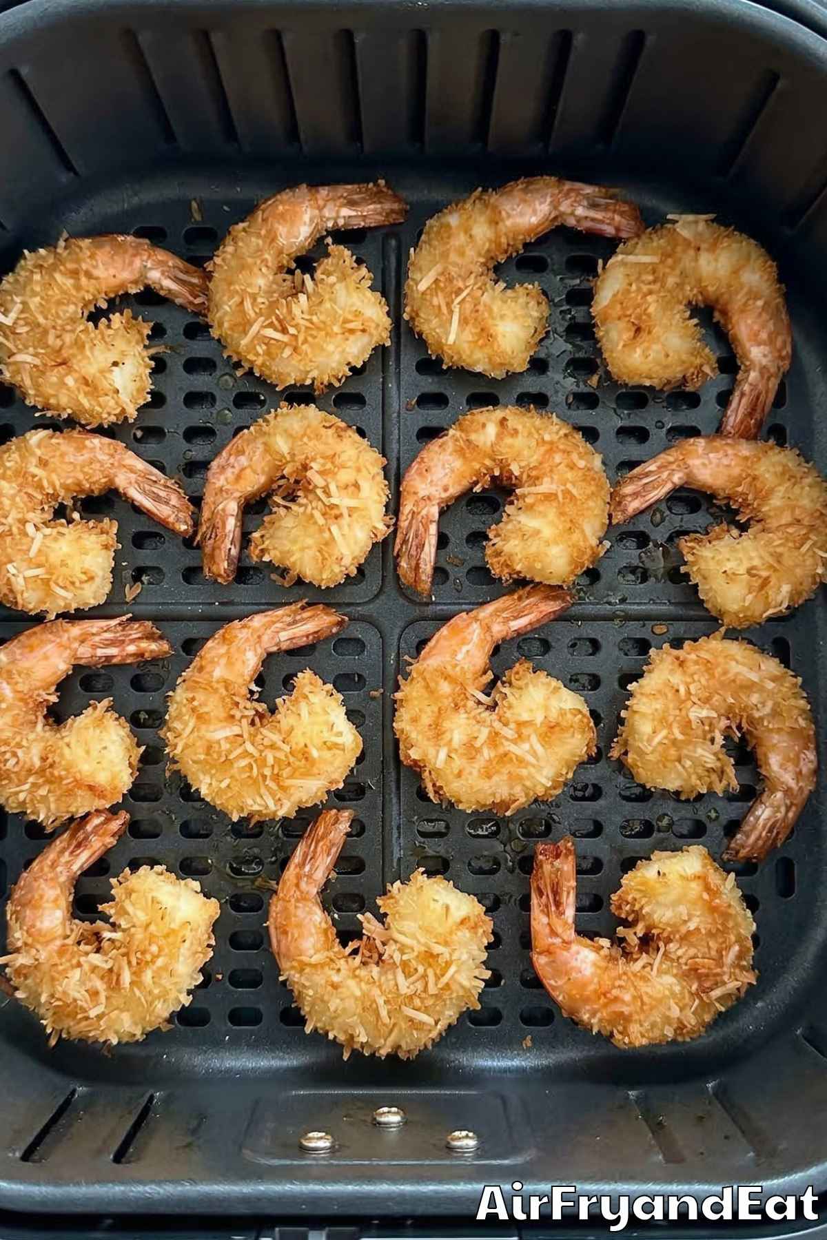 Air Fryer Coconut Shrimp Step 4