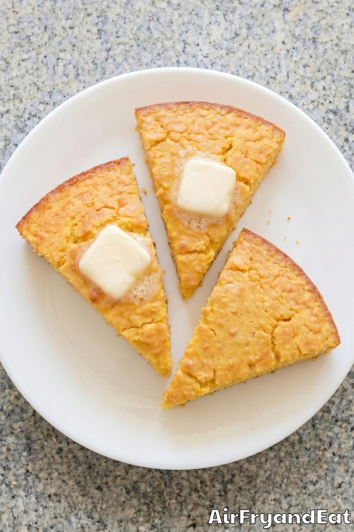 Comforting air fryer cornbread just cooked