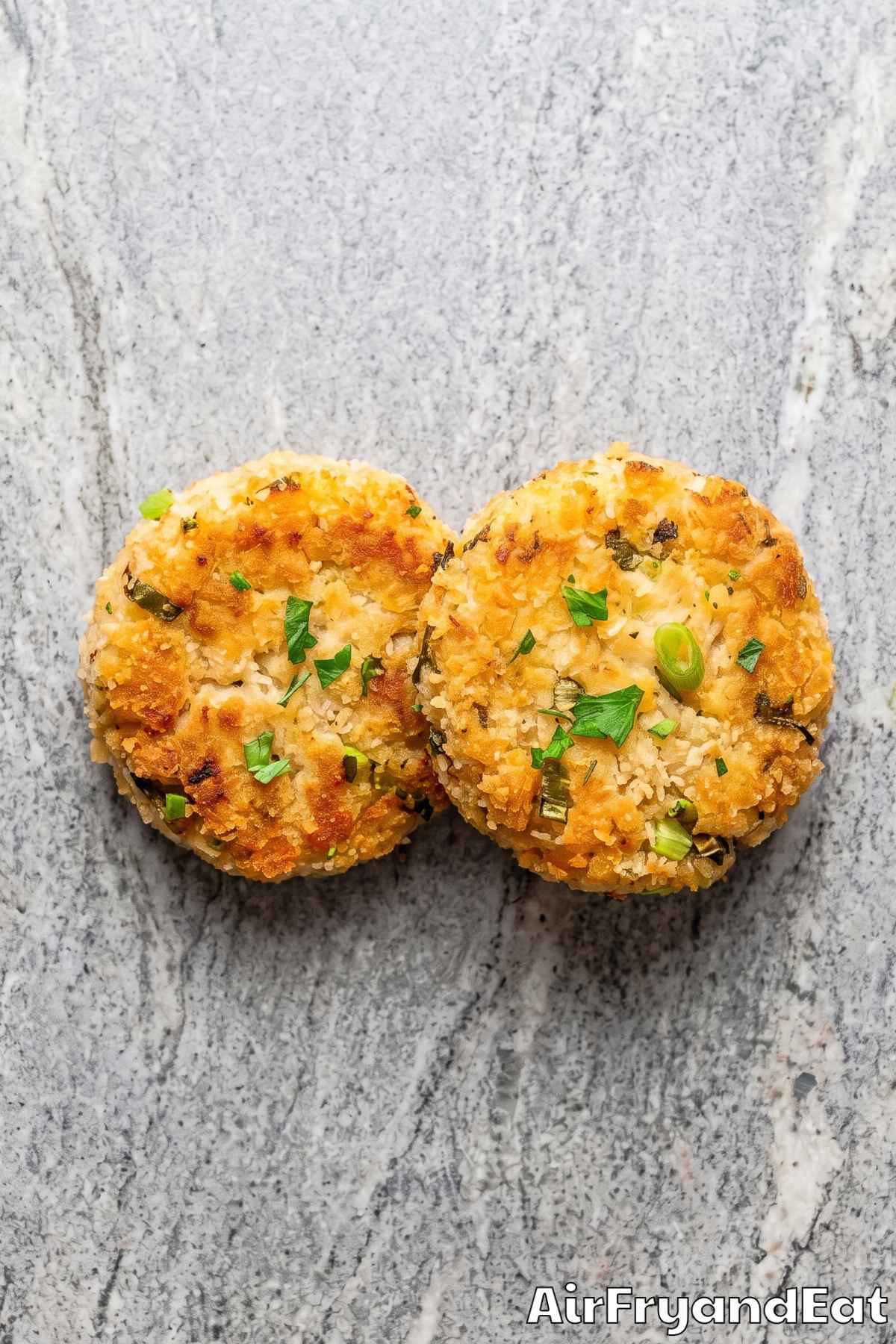 Homemade air fryer crab cakes