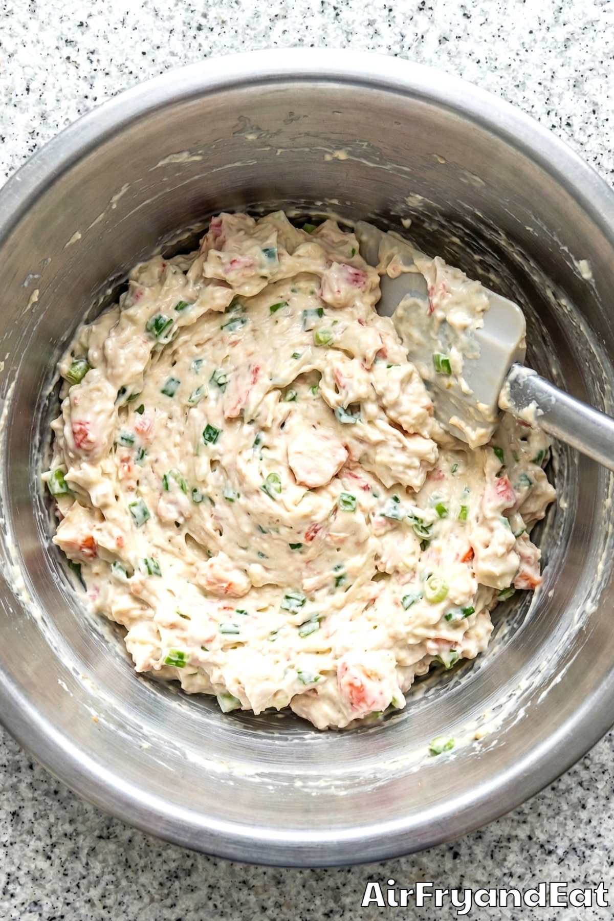 Air Fryer Crab Rangoon Step 1