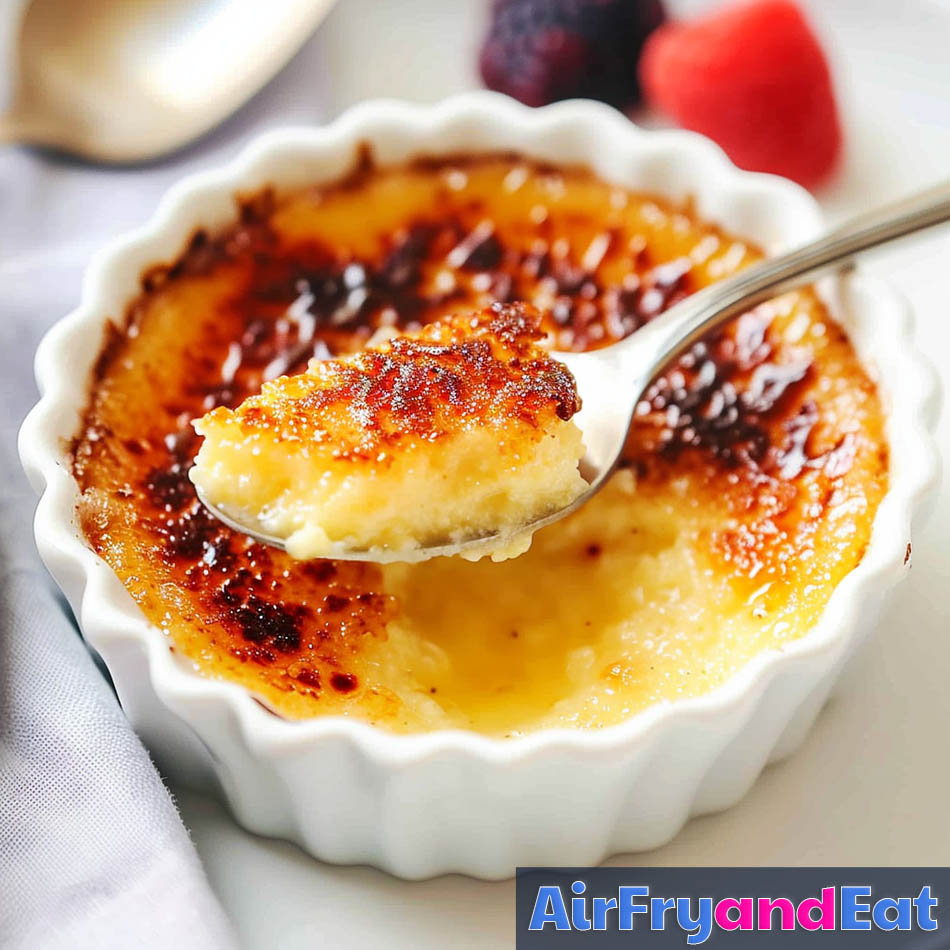 Air Fryer Creme Brulee The Easiest & Best Recipe AirFryAndEat