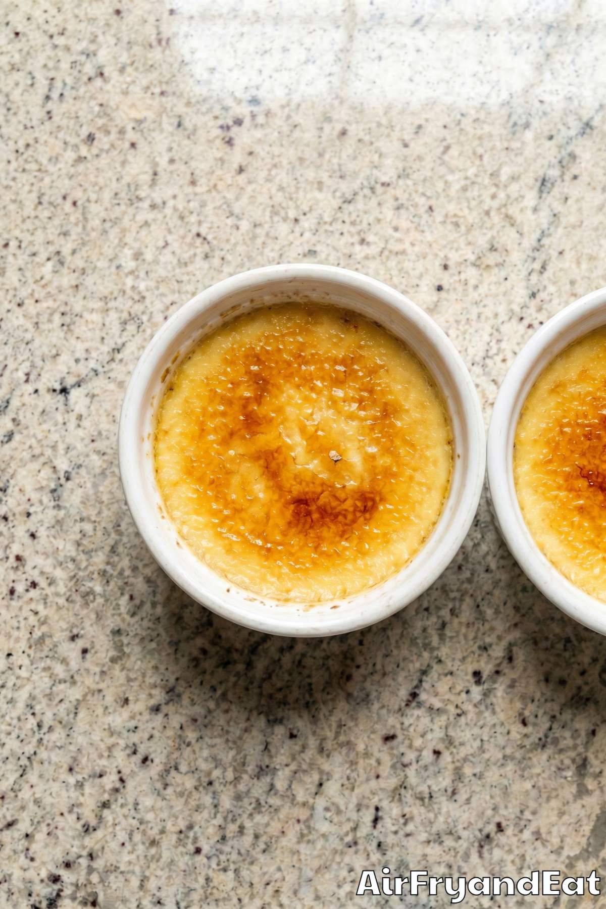 perfect air fryer creme brulee serving