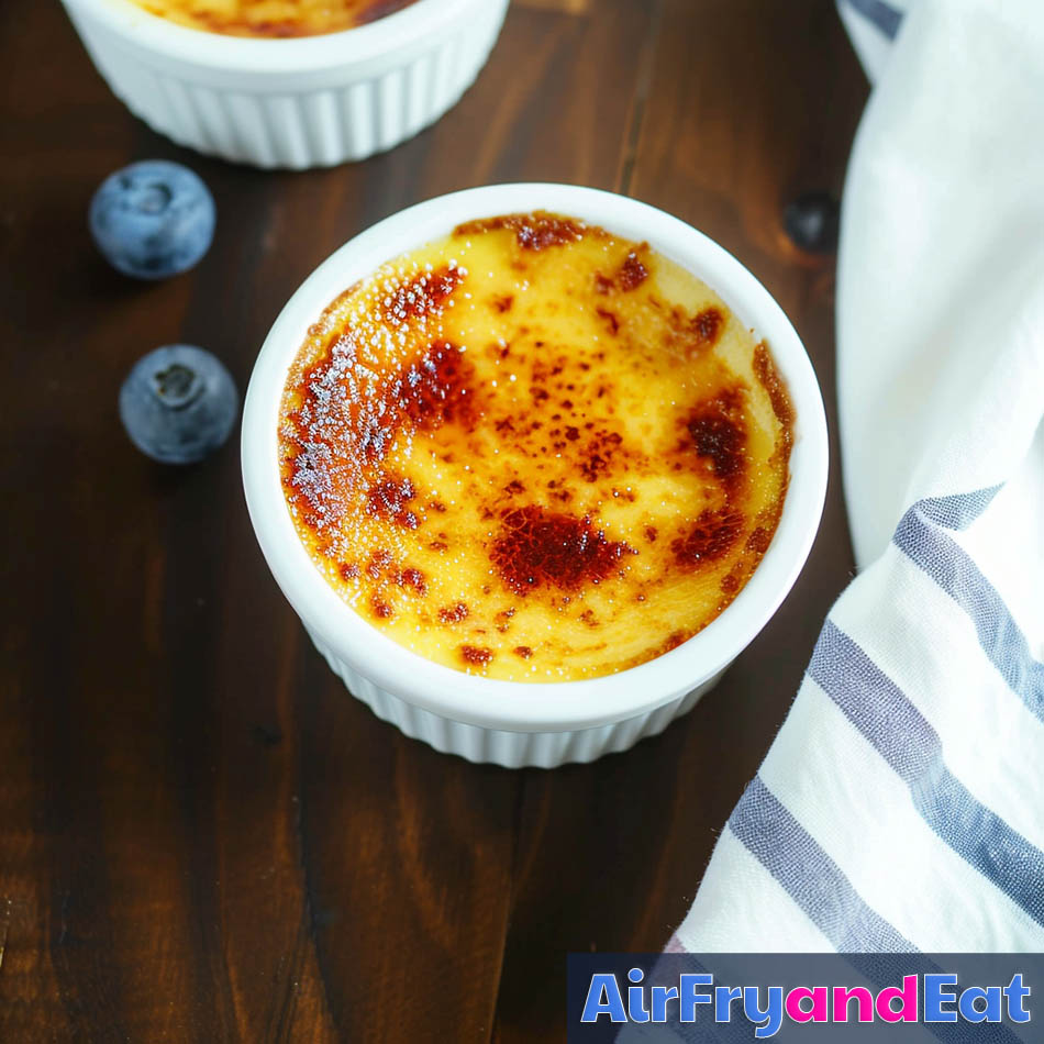 air fryer creme brulee recipe