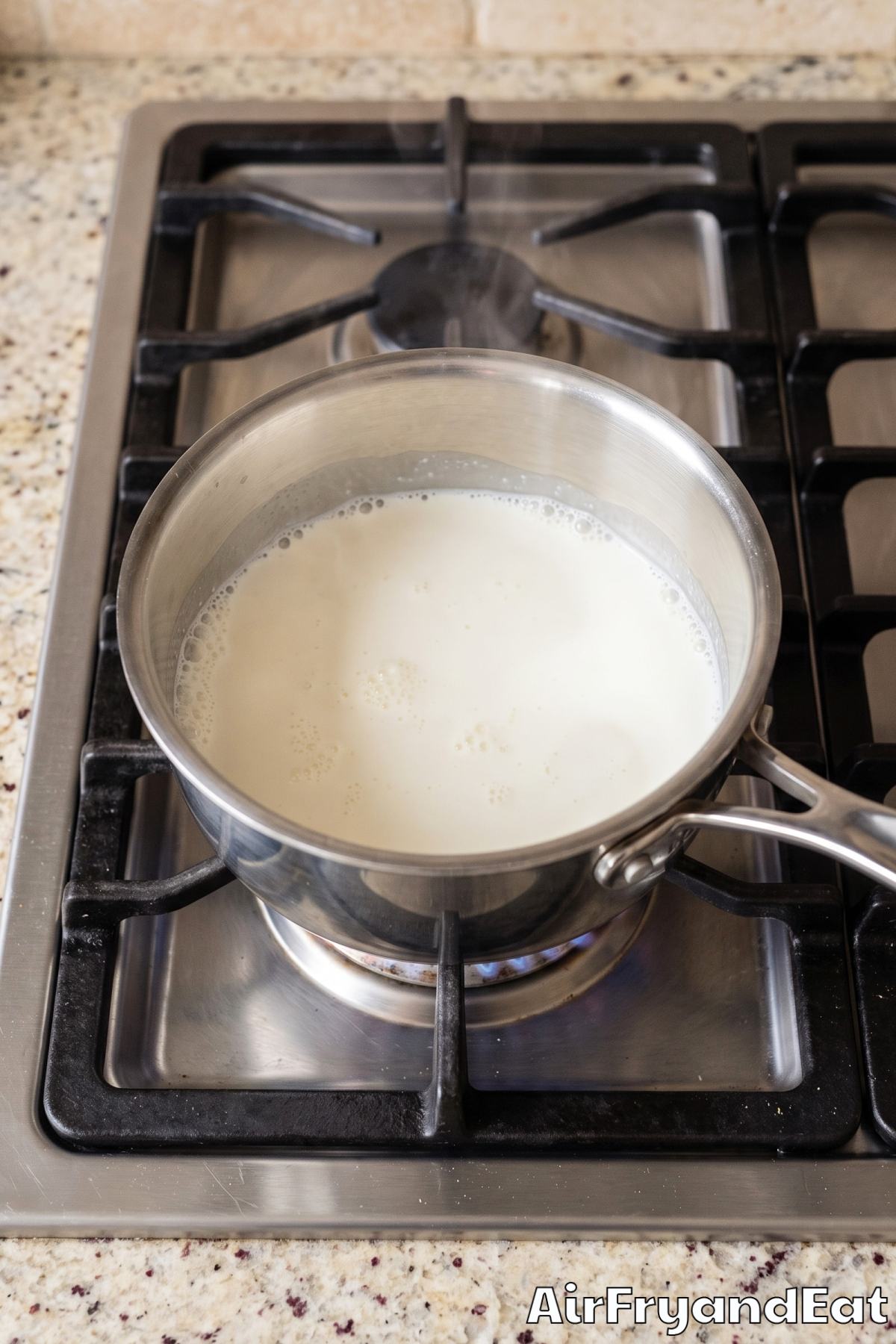 Air Fryer Creme Brulee Step 1