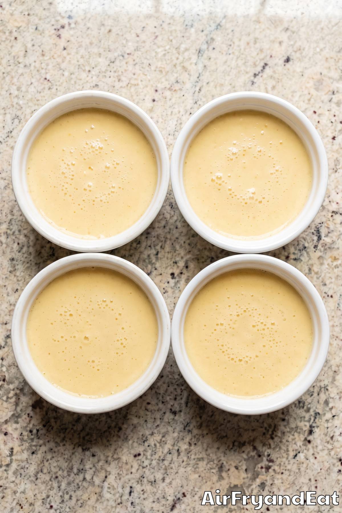 Air Fryer Creme Brulee Step 3