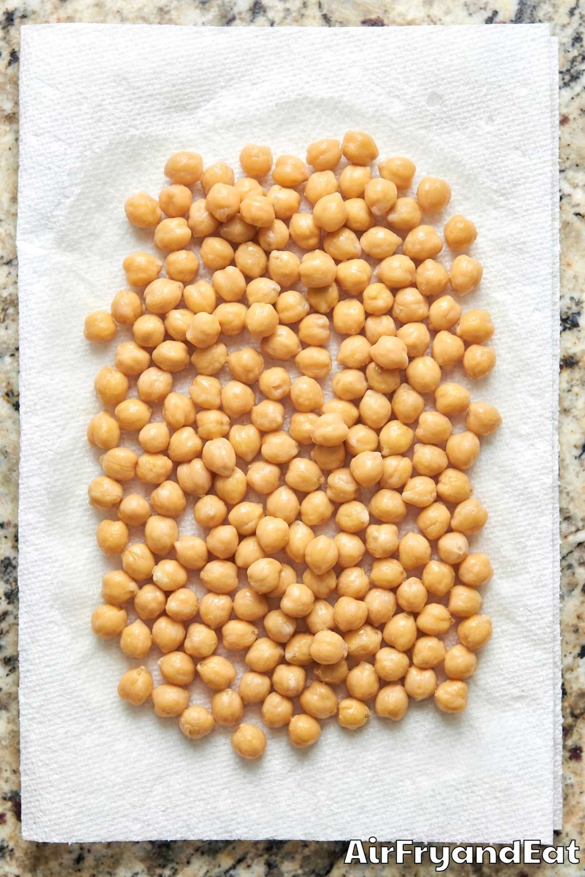 Air Fryer Crispy Cajun Chickpeas Step 1