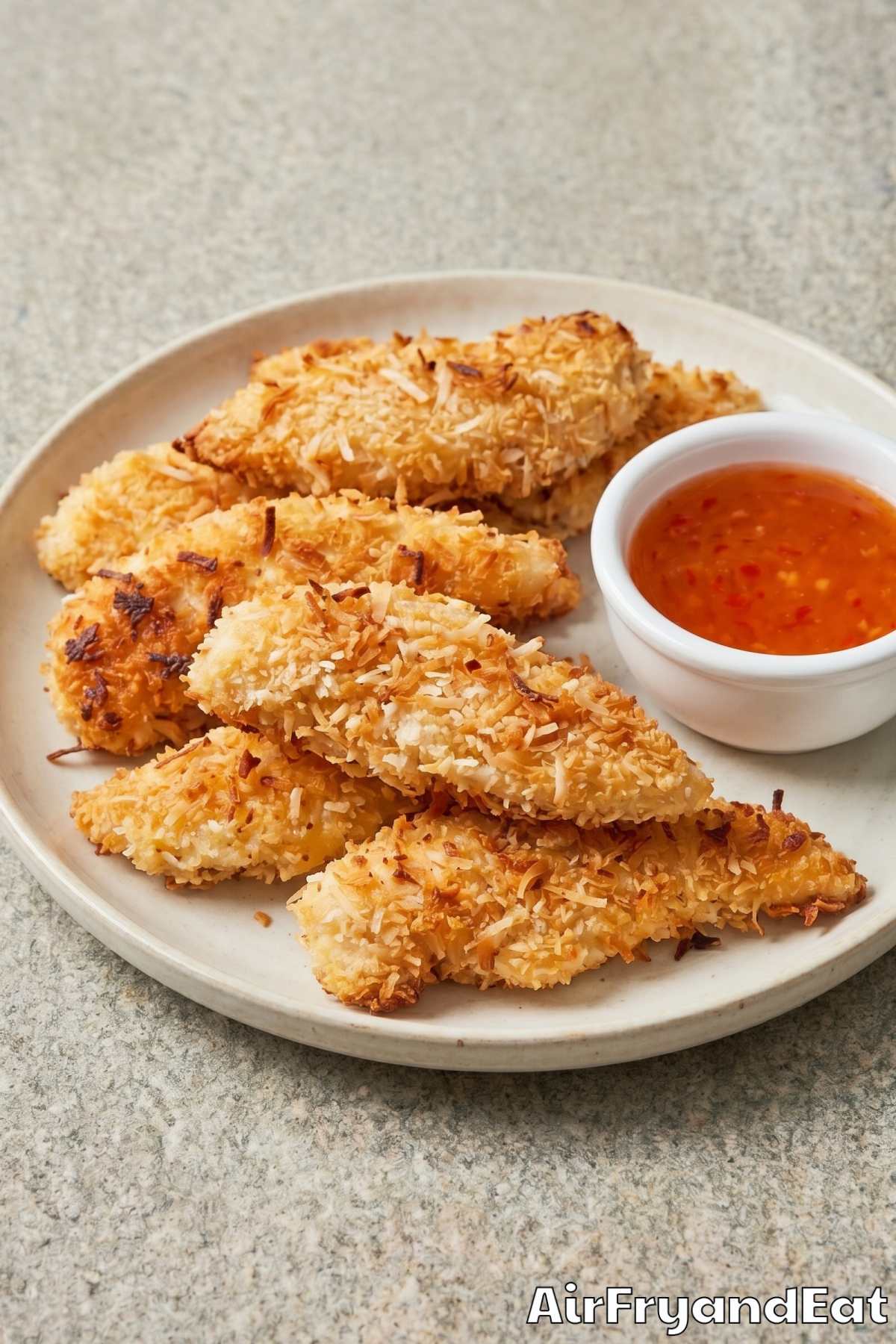 irresistible air fryer coconut chicken