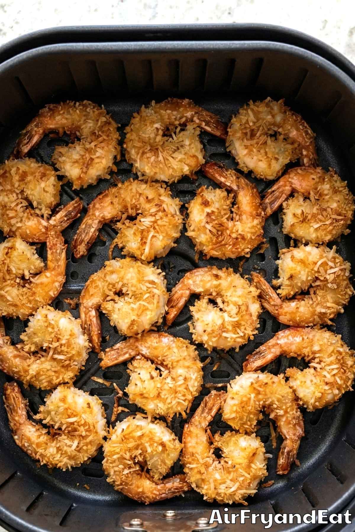 Air Fryer Crispy Coconut Shrimp Tacos Step 4