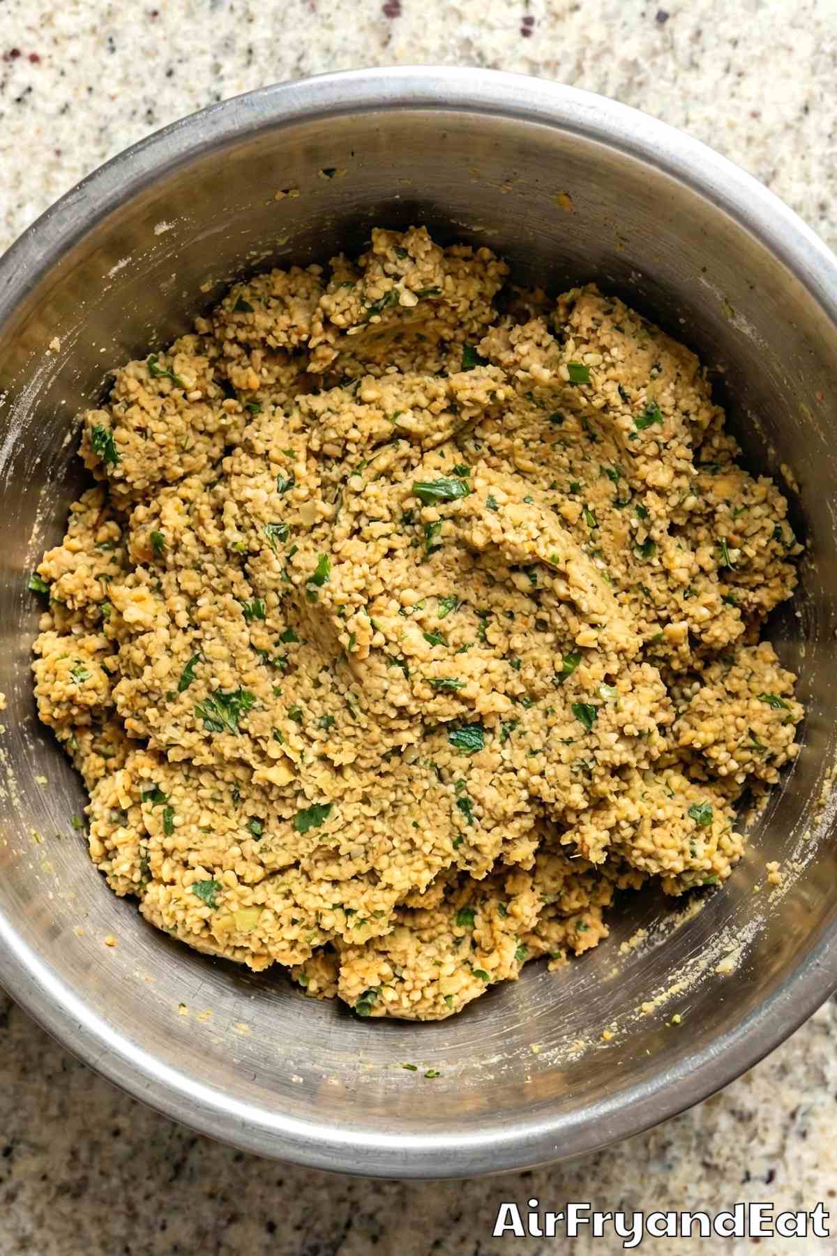 Air Fryer Crispy Falafel Step 2