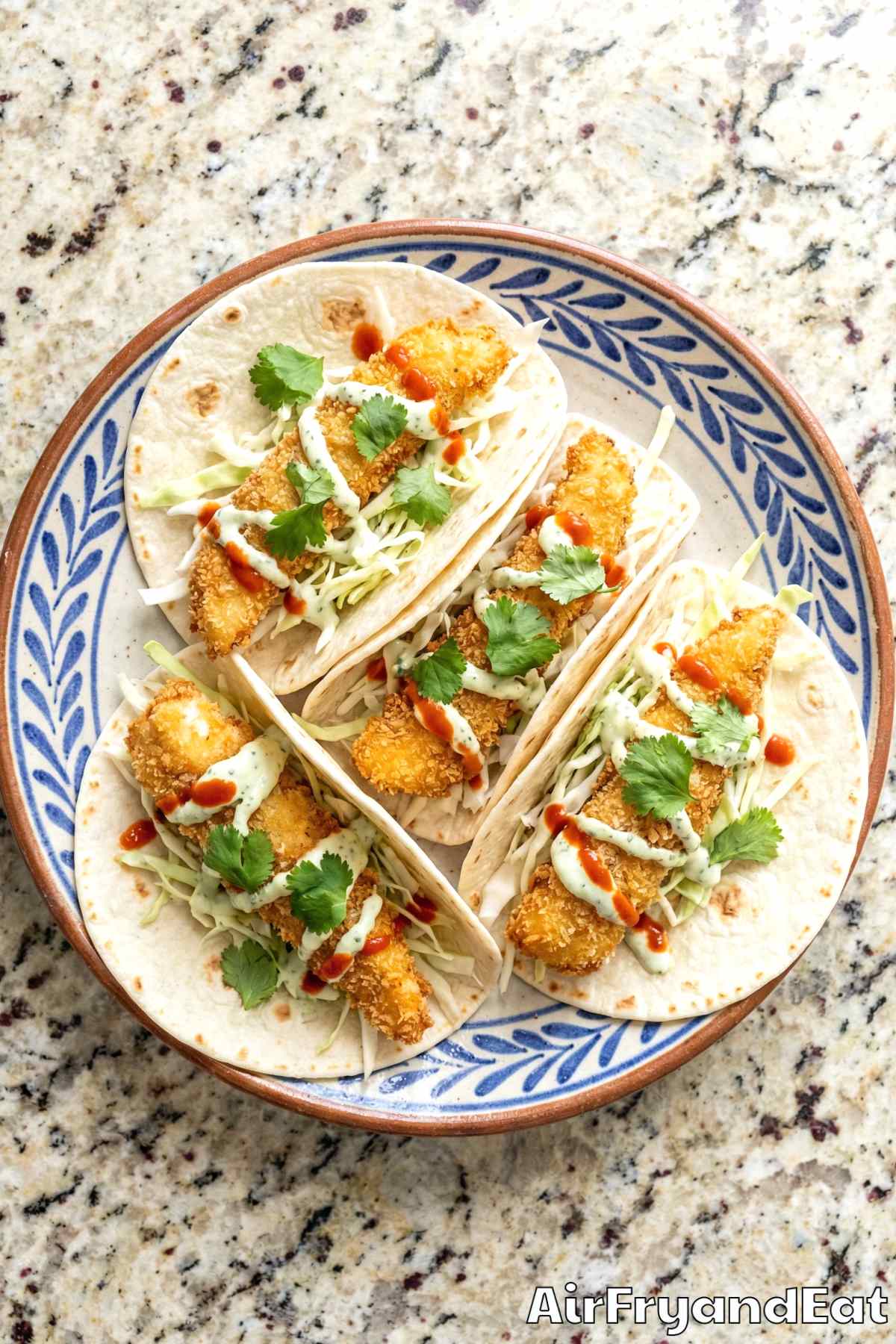 Irresistible air fryer crispy fish tacos