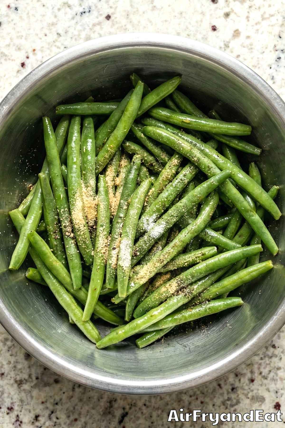 Air Fryer Crispy Green Beans Step 2