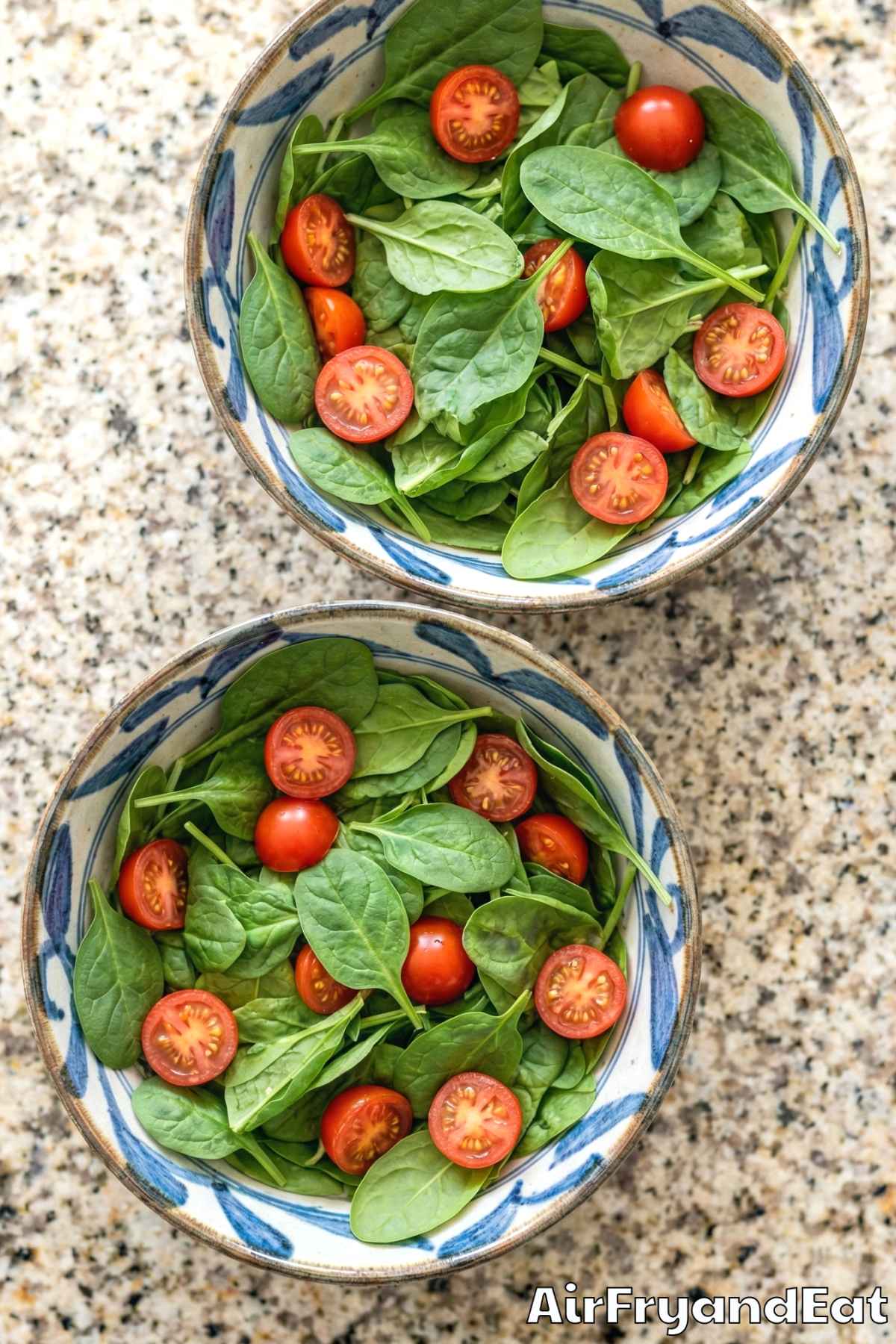 Air Fryer Crispy Parmesan Chickpea Bowl Step 4