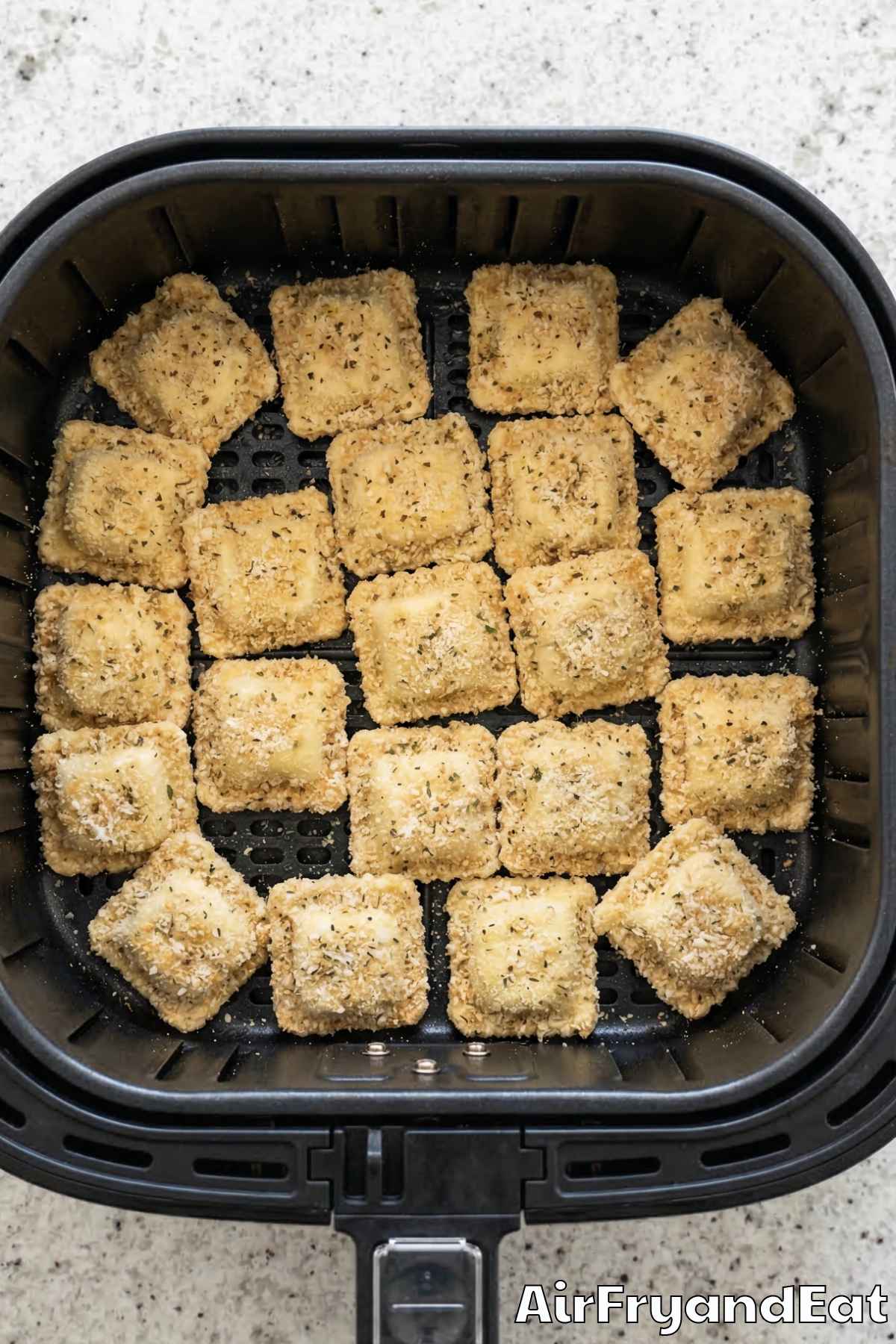 Air Fryer Crispy Ravioli with Marinara Step 3
