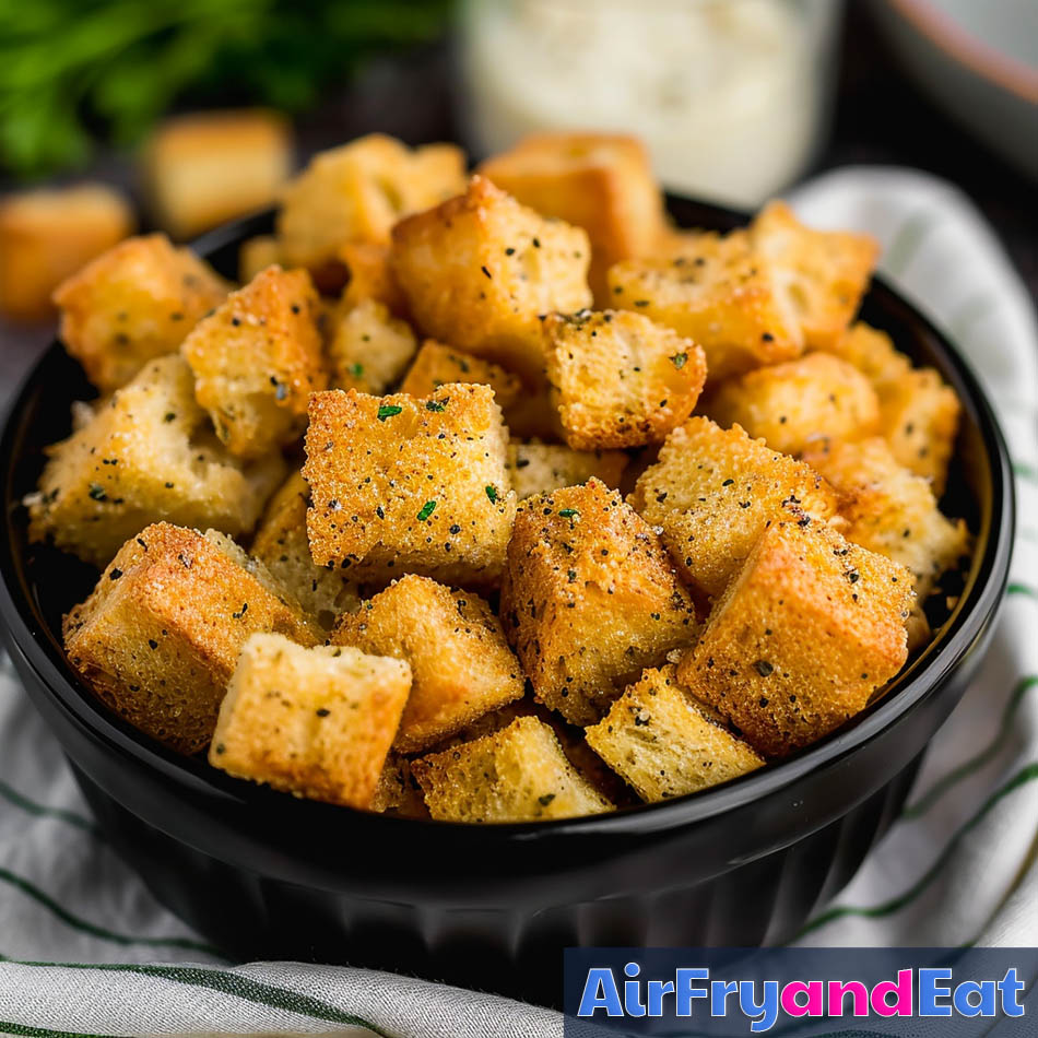 air fryer croutons airfryandeat