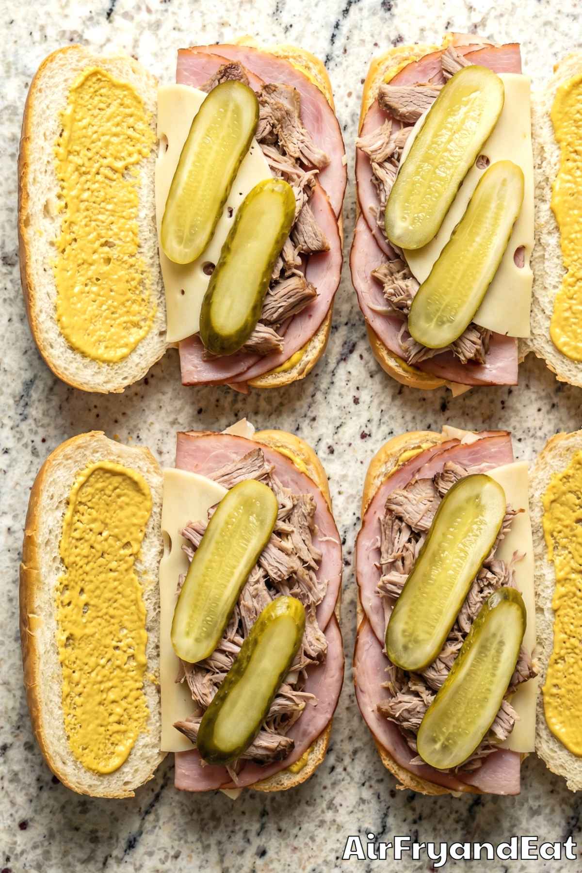 Air Fryer Cuban Sandwiches Step 2