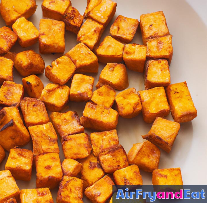 air fryer cubed sweet potatoes 