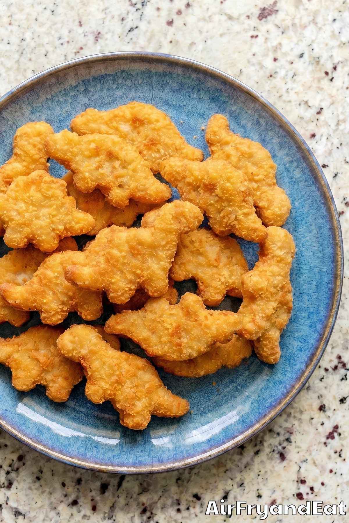Easy air fryer dino nuggets ready to eat