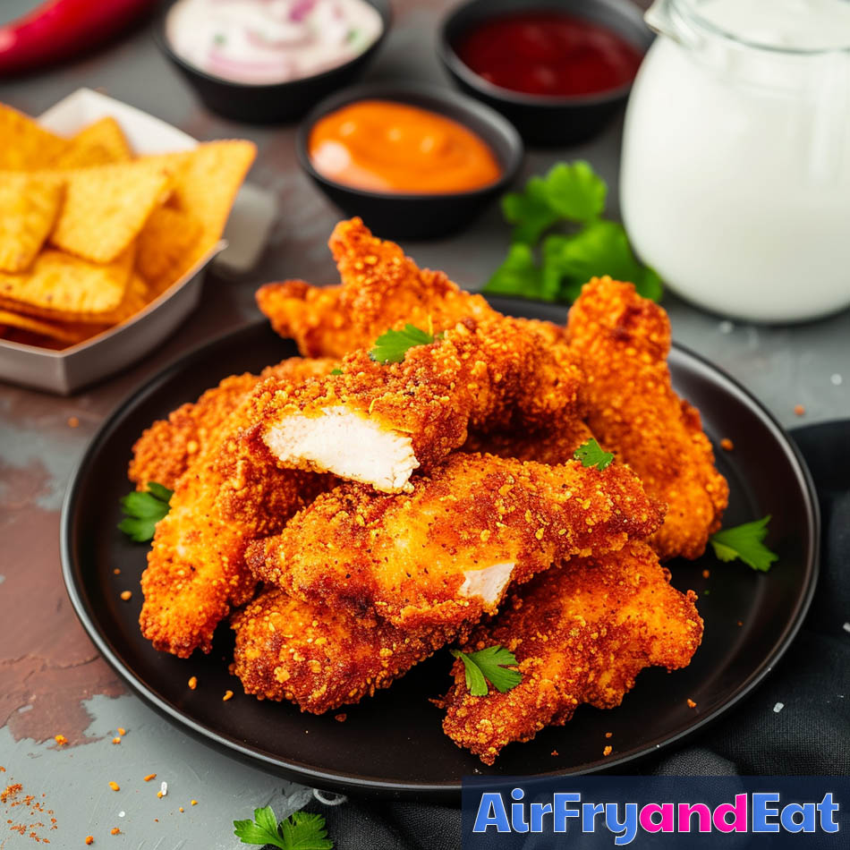 air fryer dorito chicken airfryandeat