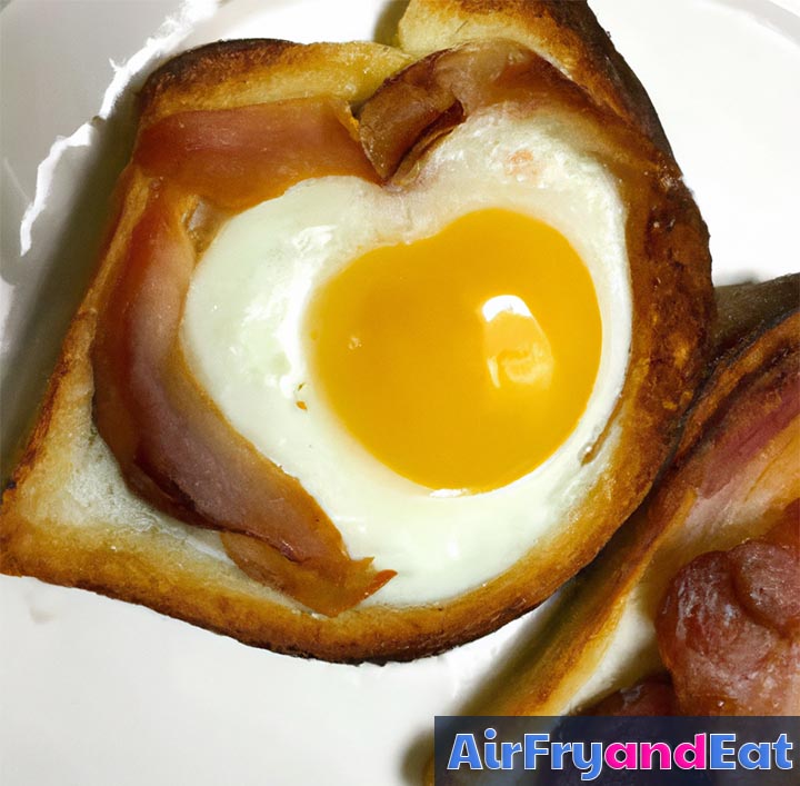 Egg Bacon Toast Air Fryer Recipe Super Easy AirFryAndEat