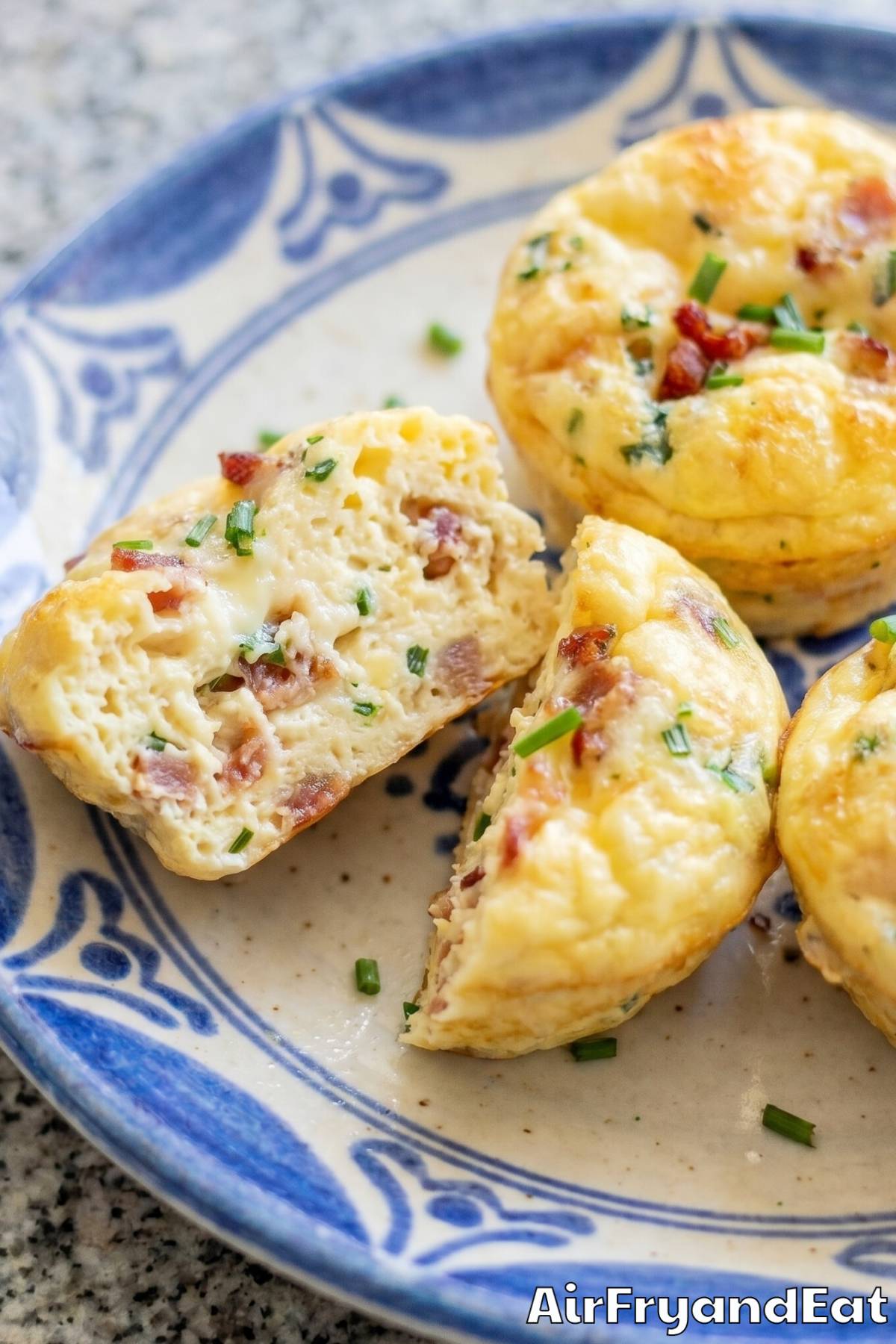 Warm air fryer egg bites fresh out