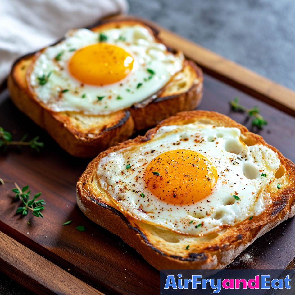 Air Fryer Egg Toast Easy Recipe Tastes Amazing Airfryandeat