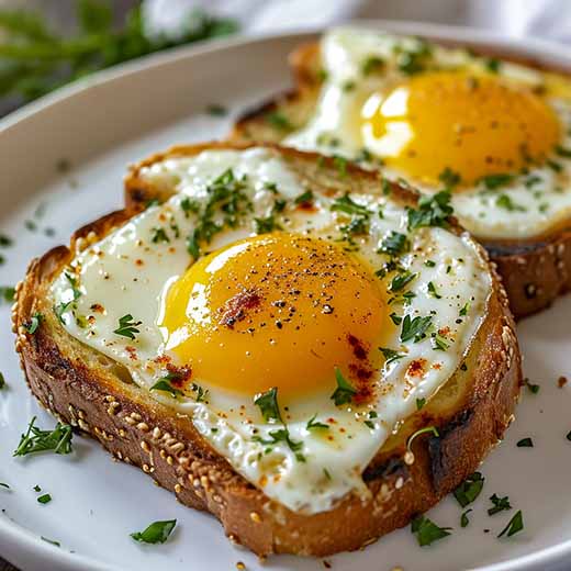 air fryer egg toast recipe