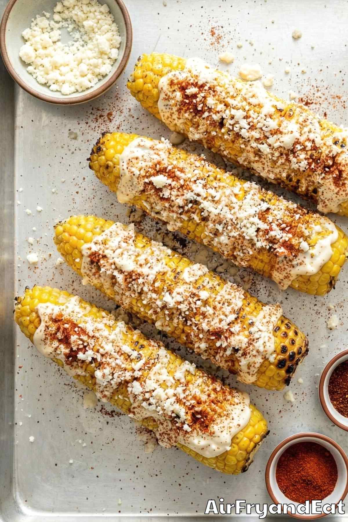 Air Fryer Elote Street Corn Step 5