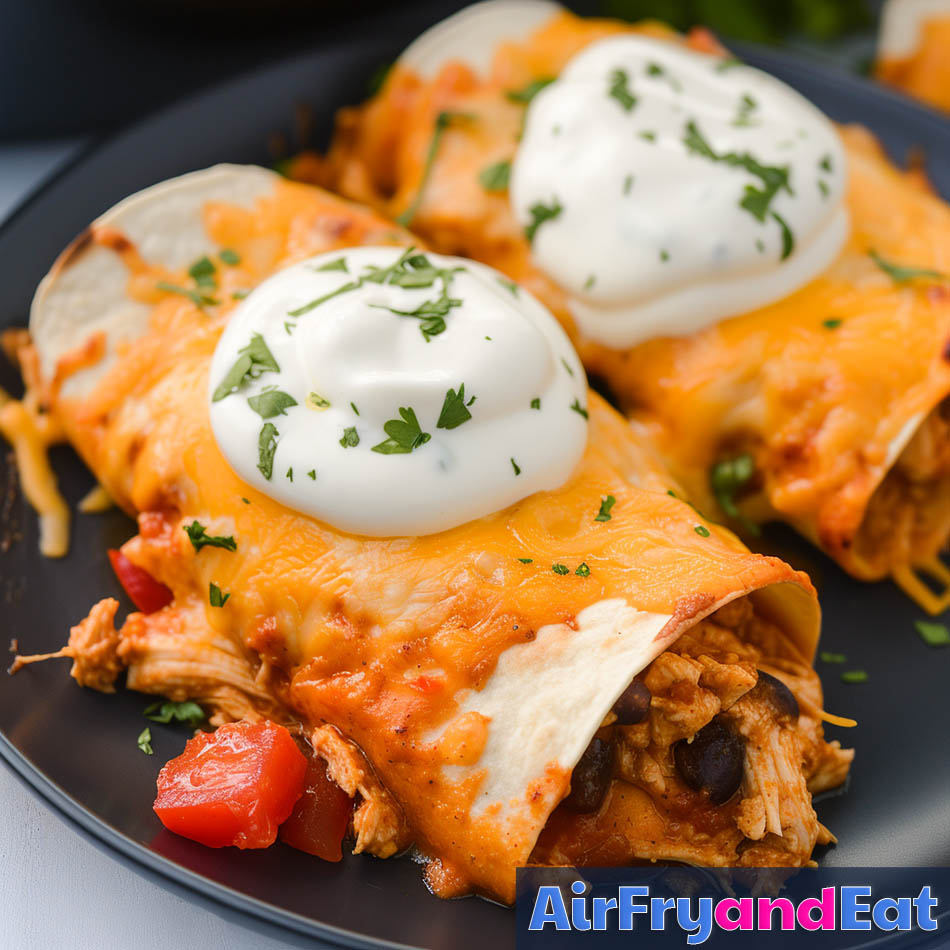 air fryer enchilada casserole  