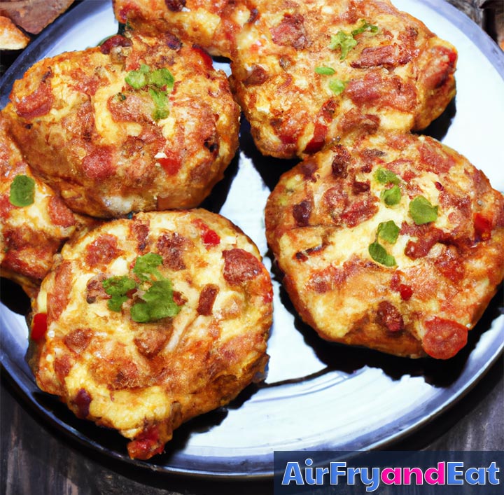 air fryer english muffin pizza